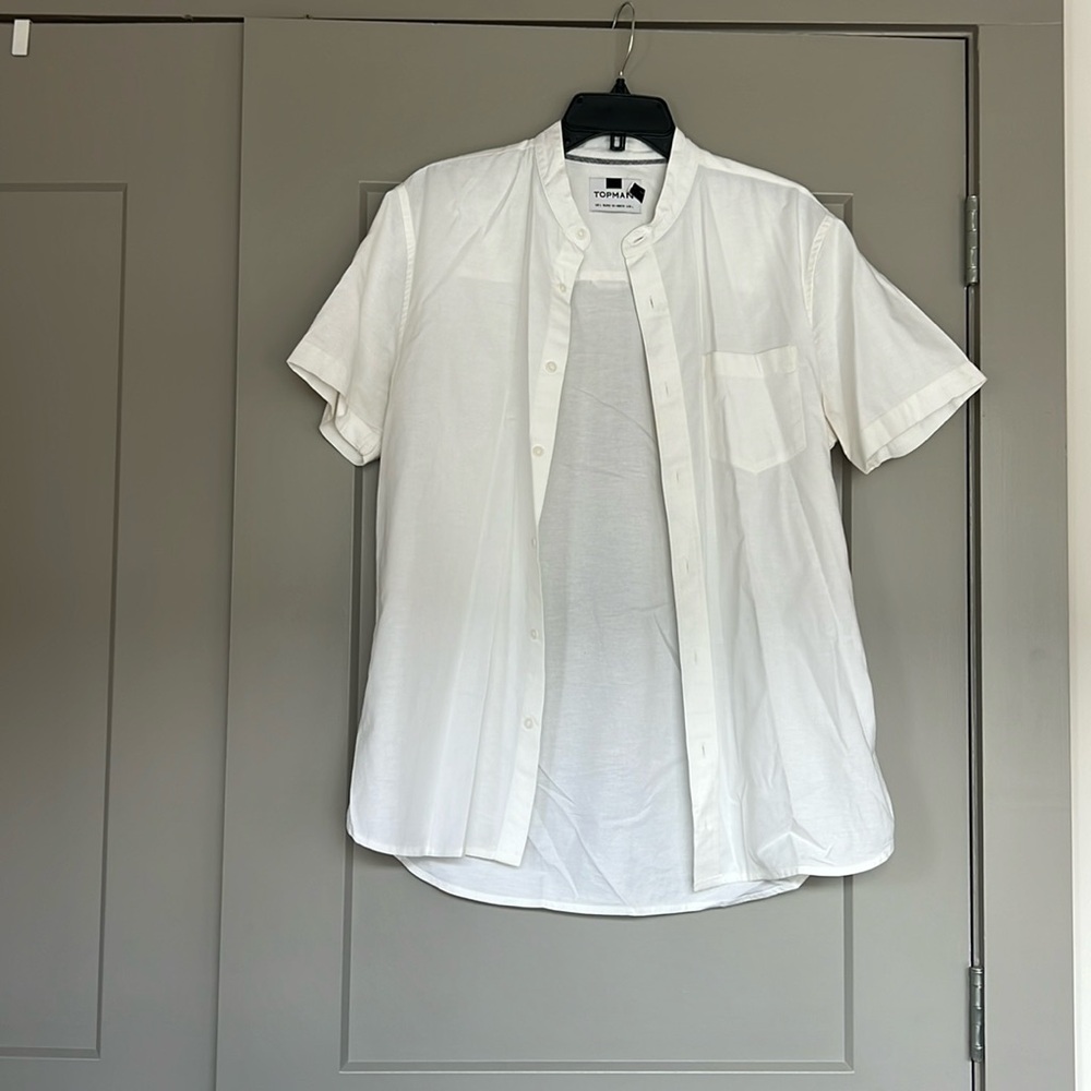 White button down